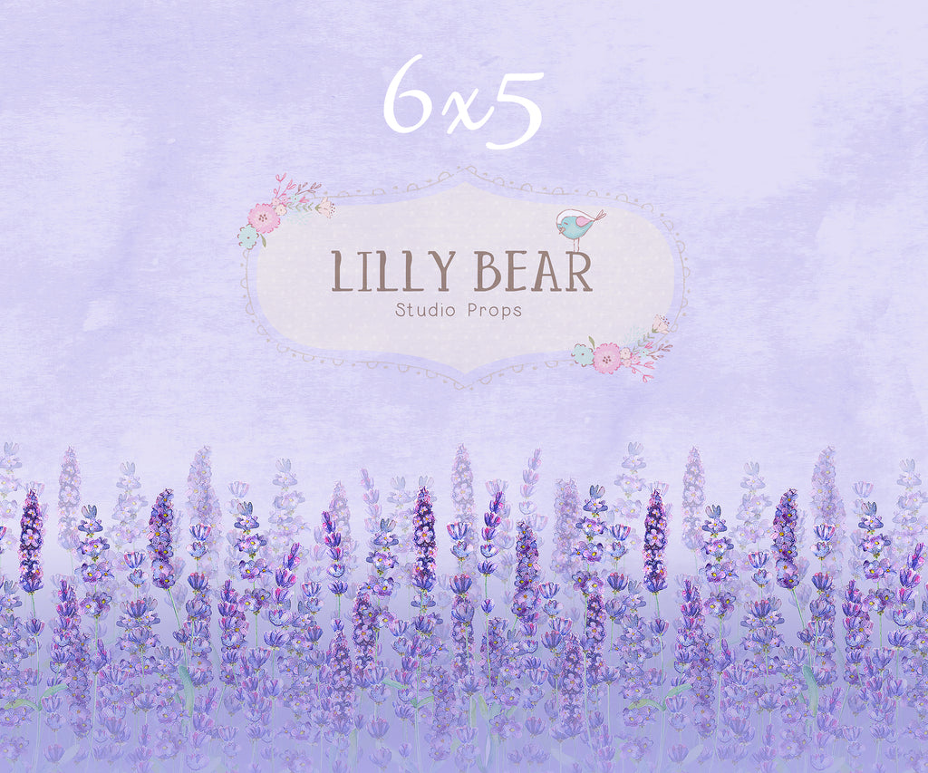 Lilac Fields by Lilly Bear Studio Props sold by Lilly Bear Studio Props, FABRICS - field - floral - florals - girl - li