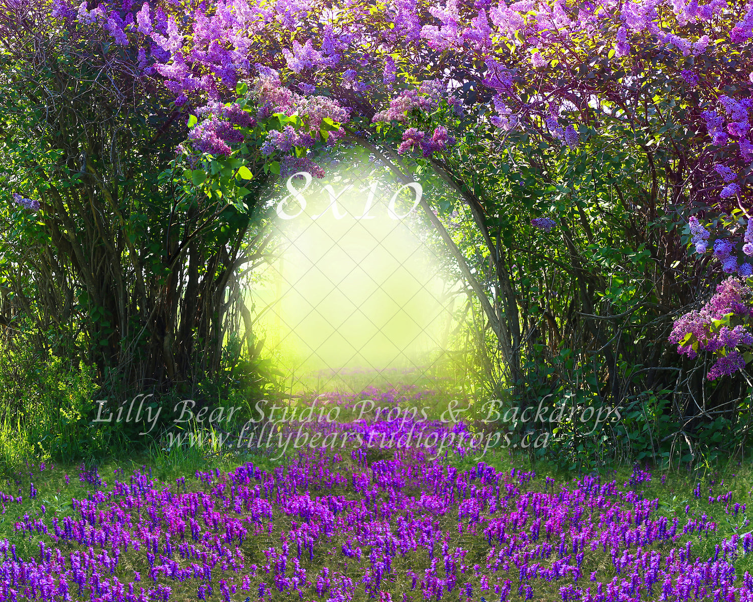 Lilac Path by Lilly Bear Studio Props sold by Lilly Bear Studio Props, archways - bunnies - bunny - cake smash - chevro