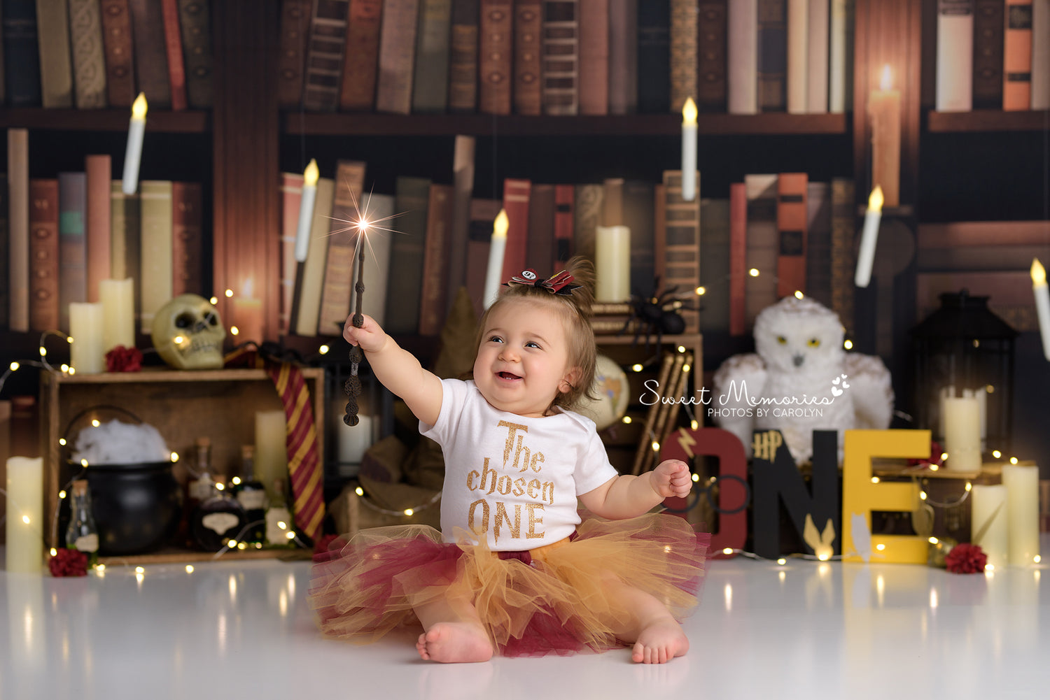 Witchcraft and Wizardry by Sweet Memories Photos By Carolyn sold by Lilly Bear Studio Props, books - clouds - floating
