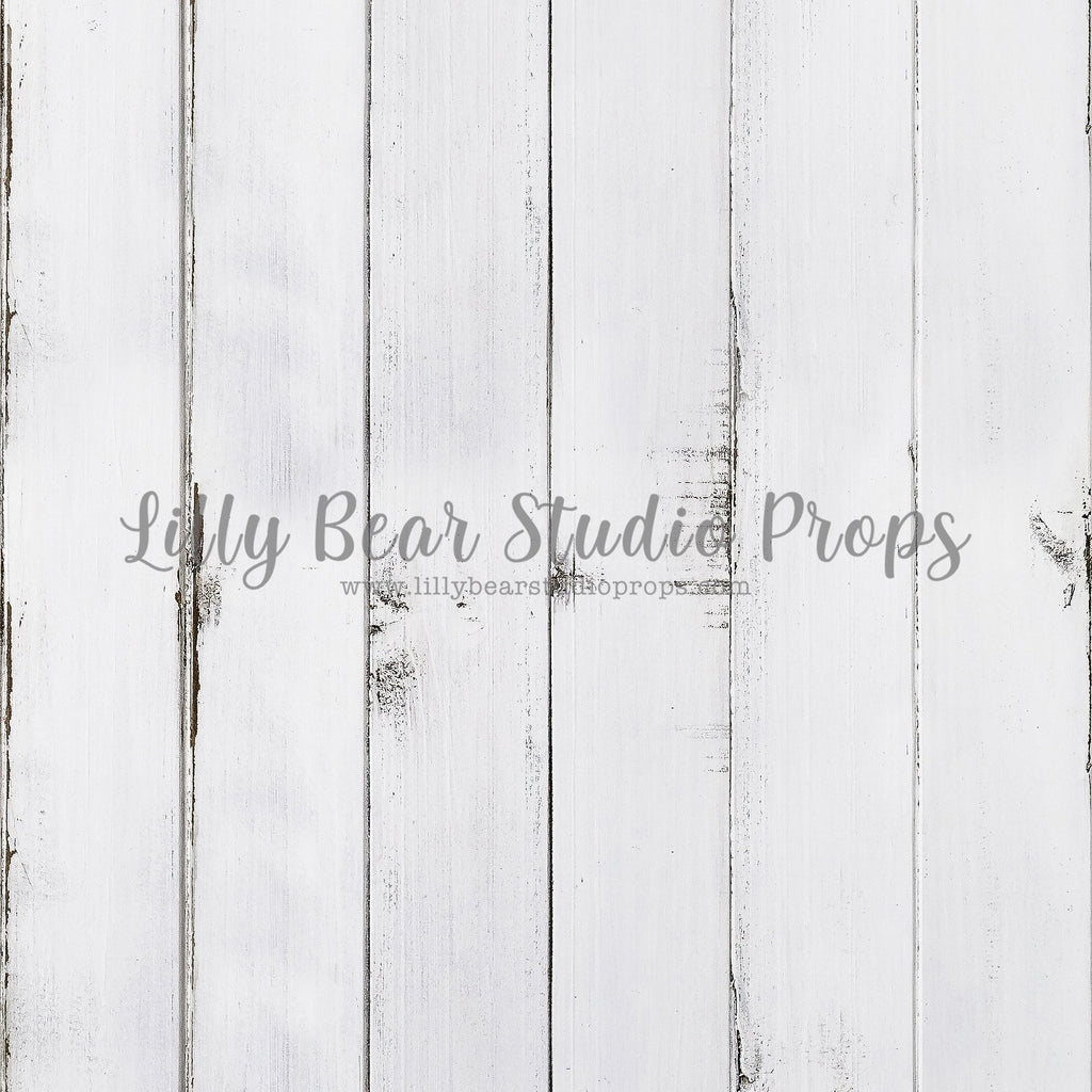 Lilly White Wood Planks Neoprene - Lilly Bear Studio Props, distressed, distressed planks, distressed wood, FLOORS, LB Pro, pro floor, pro floordrop, white distressed wood, white wood, white wood planks, wood planks