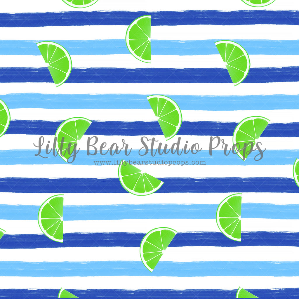 Lime Soda by Jessica Ruth Photography sold by Lilly Bear Studio Props, blue - green - hand painted - lime - lime soda