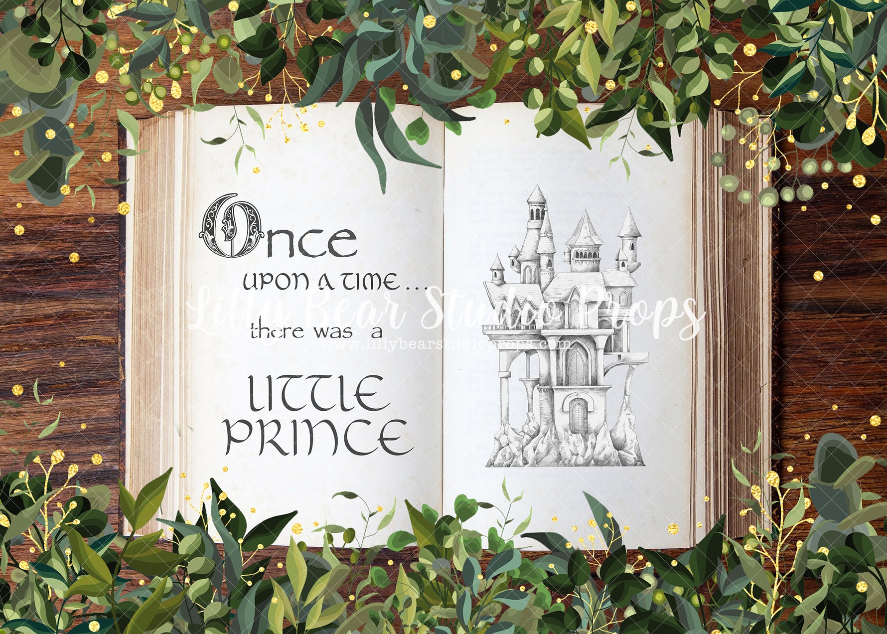 Little Prince - Lilly Bear Studio Props, beauty and the beast, fantasy, girls, hand painted