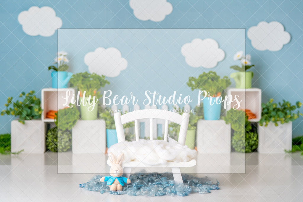 Little Rabbit - Digital Backdrop - Lilly Bear Studio Props, digital, digital backdrop, little rabbit