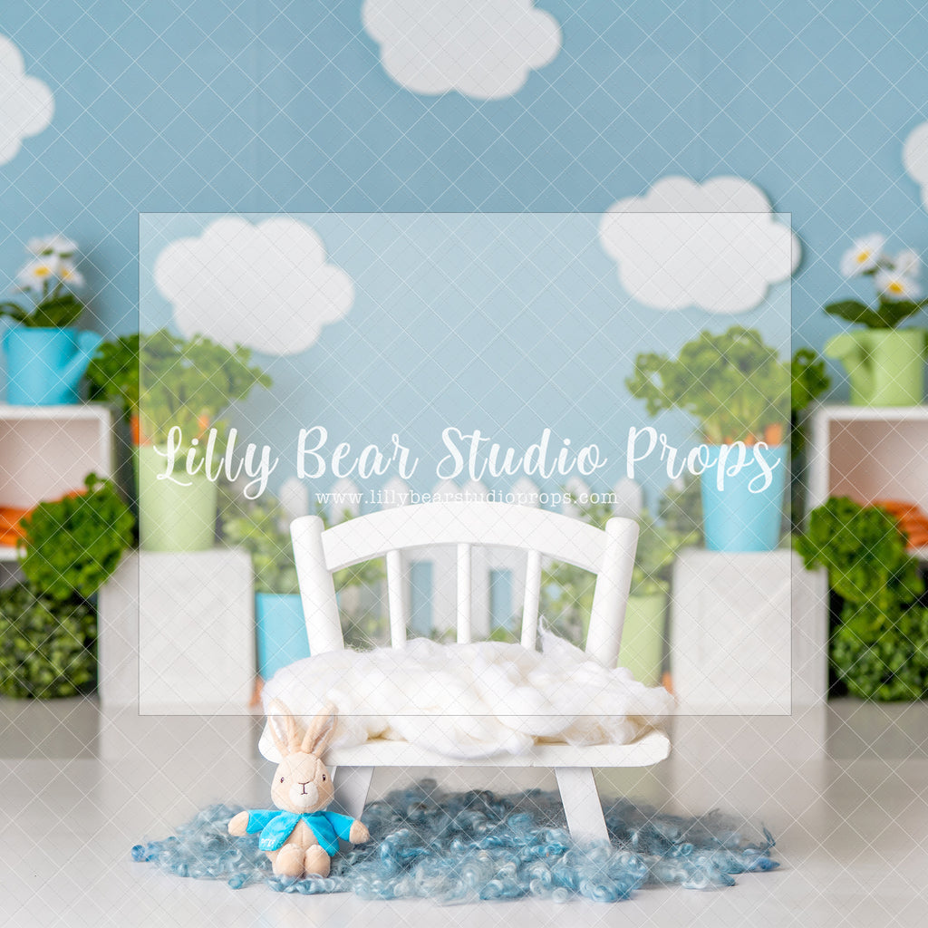Little Rabbit - Digital Backdrop - Lilly Bear Studio Props, digital, digital backdrop, little rabbit