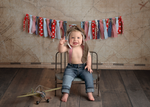 Little Traveler by Lilly Bear Studio Props sold by Lilly Bear Studio Props, airplane - aviator - explorer - FABRICS - m