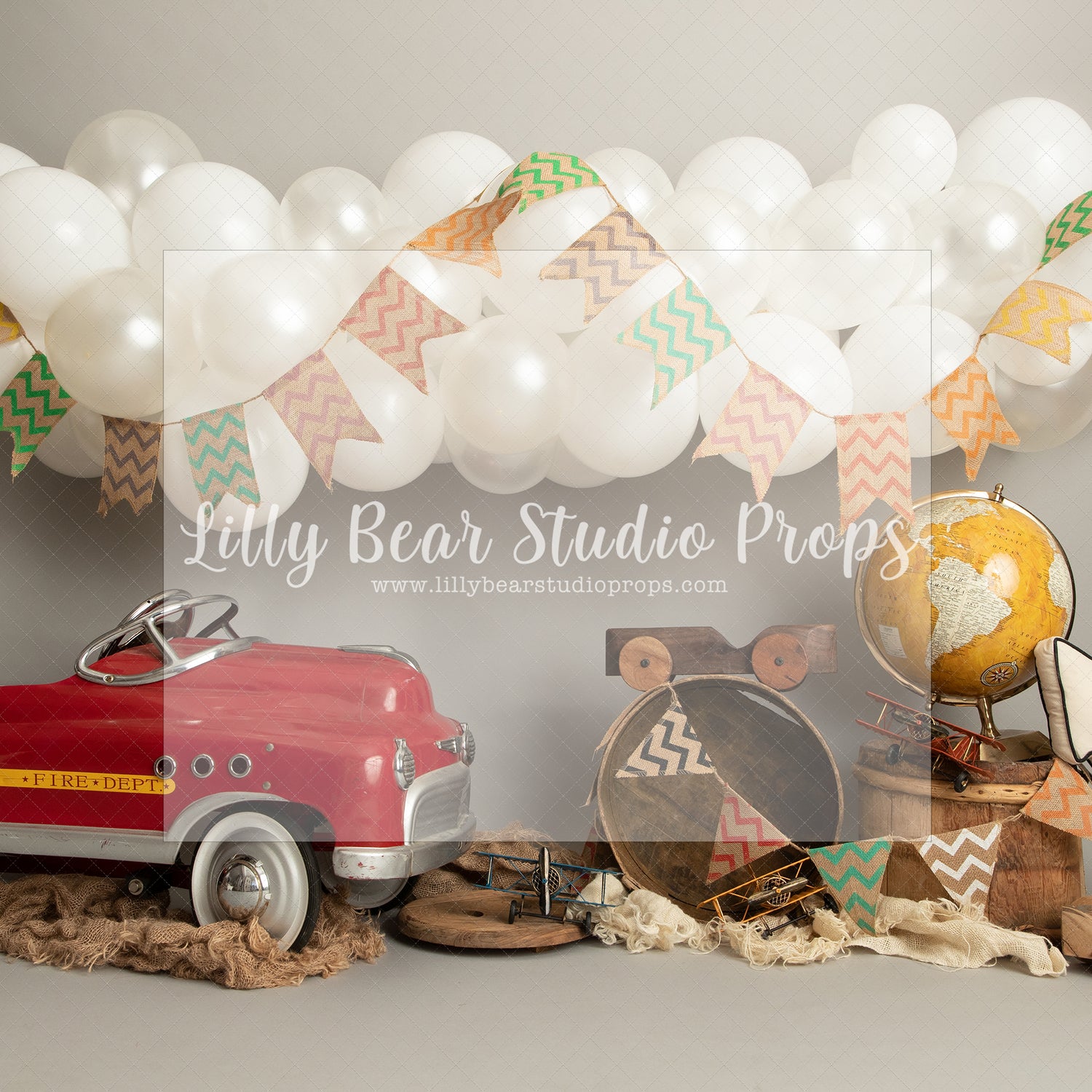 Little World Traveler - Lilly Bear Studio Props, around the world, balloons, birthday, blue, boy birthday, cars, crystal beads, globe, little traveller, little wild one, navy, oh how time flies, one, royal gold beads, star balloon, tassles, time flies, travel, traveller, up up away, white balloons, world traveler, world traveller