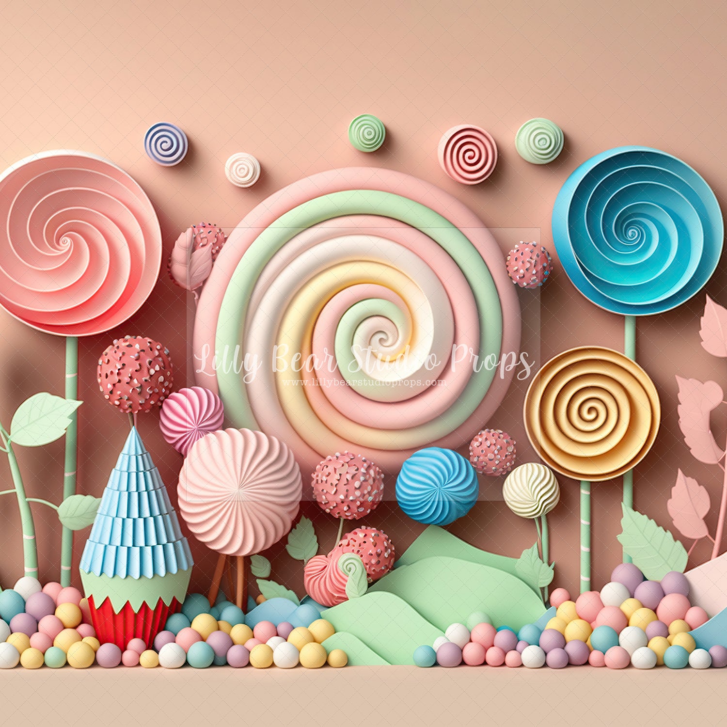 Lollipop Flowers - Sweep Option