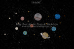Lost In Space by EllaBean sold by Lilly Bear Studio Props, astronaut - boys - hand painted - night sky - planets - plut