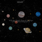 Lost In Space by EllaBean sold by Lilly Bear Studio Props, astronaut - boys - hand painted - night sky - planets - plut