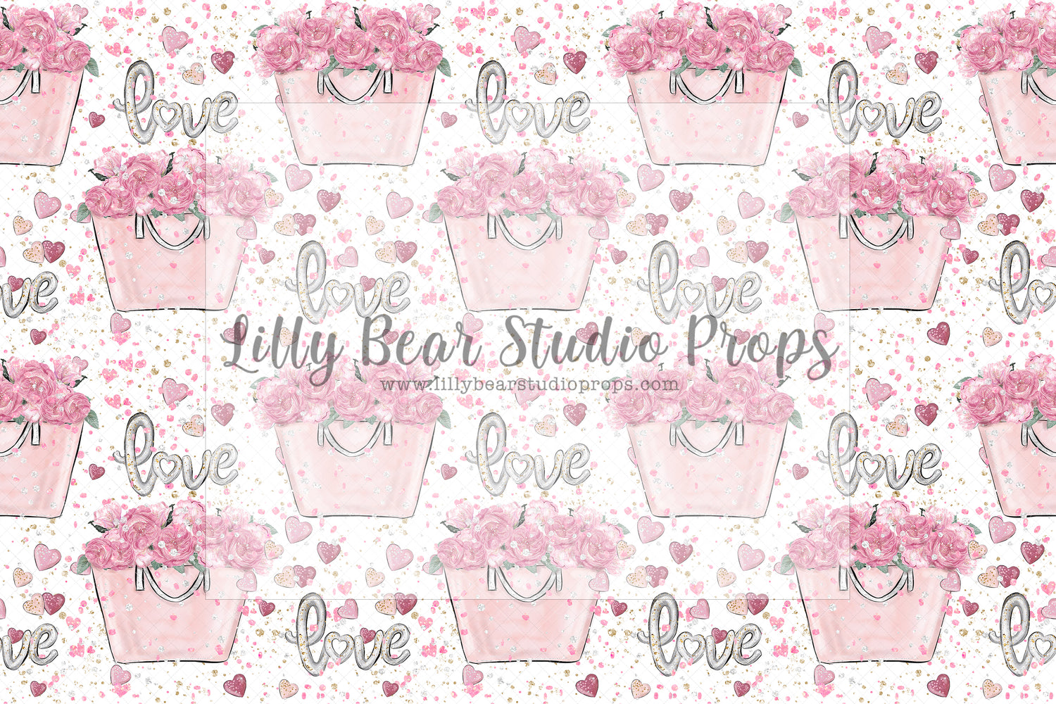 Love Story Bushels of Love - Lilly Bear Studio Props, all my heart, balloon hearts, be still my heart, candy hearts, cupid, FABRICS, girl, girls, heart, heart flowers, heart love, heart of gold, hearts, hearts and arrows, hearts bokeh, i love you, love, love is in the air, love shop, love wall, pastel hearts, pattern hearts, pink, pink balloon heart, pink heart, pink heart wall, pink hearts, valentine, valentines, valentines balloons, valentines day