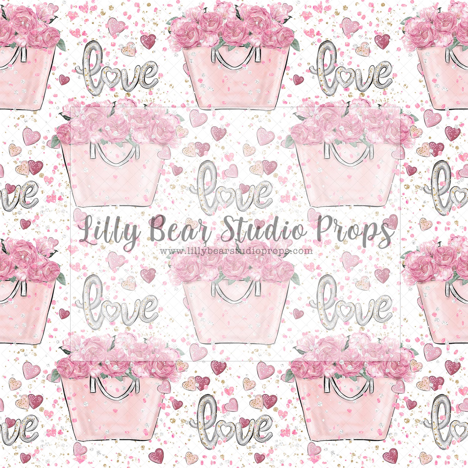 Love Story Bushels of Love - Lilly Bear Studio Props, all my heart, balloon hearts, be still my heart, candy hearts, cupid, FABRICS, girl, girls, heart, heart flowers, heart love, heart of gold, hearts, hearts and arrows, hearts bokeh, i love you, love, love is in the air, love shop, love wall, pastel hearts, pattern hearts, pink, pink balloon heart, pink heart, pink heart wall, pink hearts, valentine, valentines, valentines balloons, valentines day