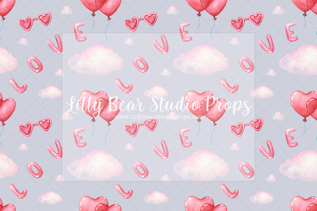 Love in the Clouds - Lilly Bear Studio Props, all my heart, balloon hearts, be still my heart, candy hearts, cupid, FABRICS, girl, girls, heart, heart flowers, heart love, heart of gold, hearts, hearts and arrows, hearts bokeh, i love you, love, love is in the air, love shop, love wall, pastel hearts, pattern hearts, pink, pink balloon heart, pink heart, pink heart wall, pink hearts, valentine, valentines, valentines balloons, valentines day