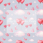 Love in the Clouds - Lilly Bear Studio Props, all my heart, balloon hearts, be still my heart, candy hearts, cupid, FABRICS, girl, girls, heart, heart flowers, heart love, heart of gold, hearts, hearts and arrows, hearts bokeh, i love you, love, love is in the air, love shop, love wall, pastel hearts, pattern hearts, pink, pink balloon heart, pink heart, pink heart wall, pink hearts, valentine, valentines, valentines balloons, valentines day