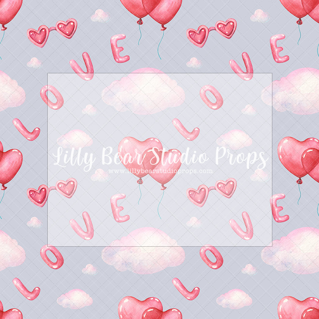Love in the Clouds - Lilly Bear Studio Props, all my heart, balloon hearts, be still my heart, candy hearts, cupid, FABRICS, girl, girls, heart, heart flowers, heart love, heart of gold, hearts, hearts and arrows, hearts bokeh, i love you, love, love is in the air, love shop, love wall, pastel hearts, pattern hearts, pink, pink balloon heart, pink heart, pink heart wall, pink hearts, valentine, valentines, valentines balloons, valentines day