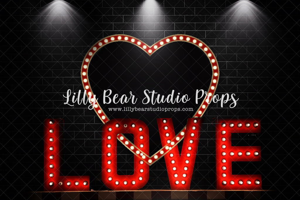 Love in the Lights by Brittany Ebany & Co. sold by Lilly Bear Studio Props, all my heart - barn doors - barndoors - be