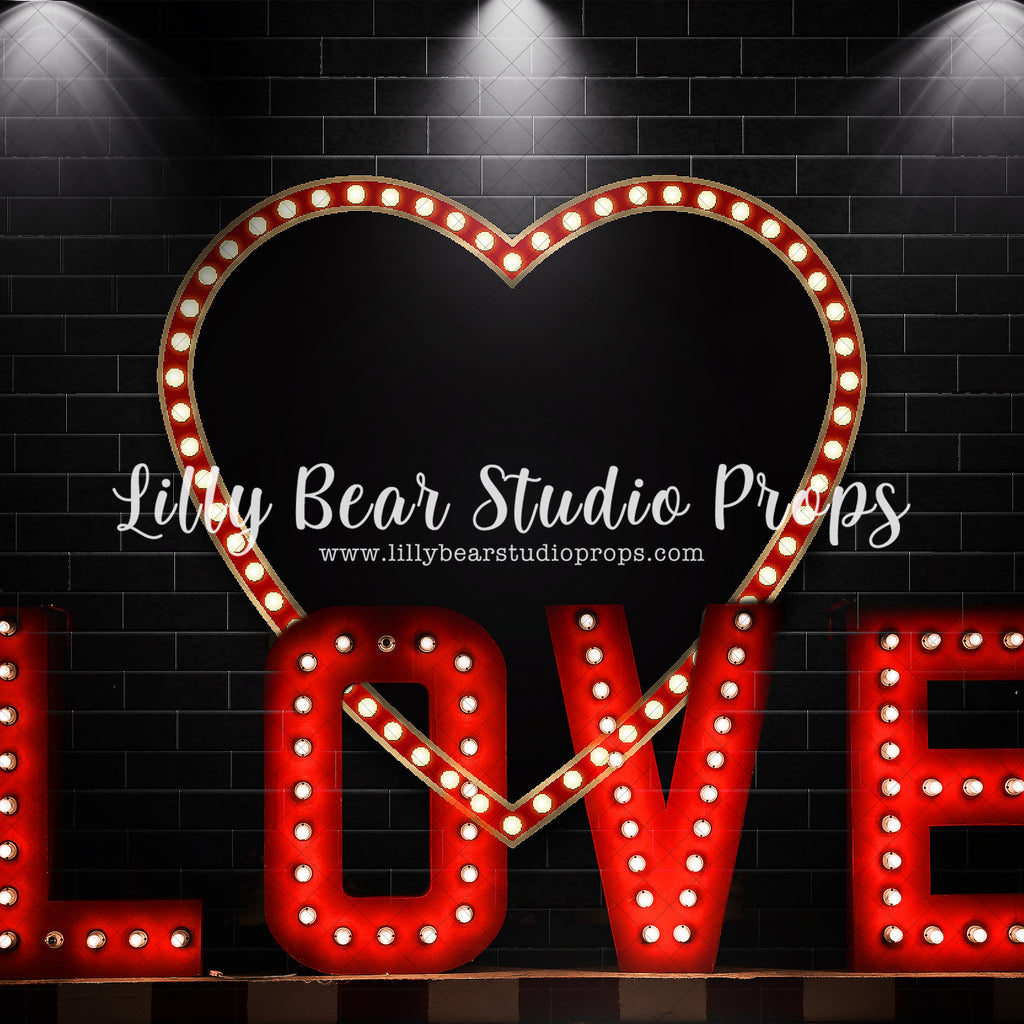 Love in the Lights by Brittany Ebany & Co. sold by Lilly Bear Studio Props, all my heart - barn doors - barndoors - be