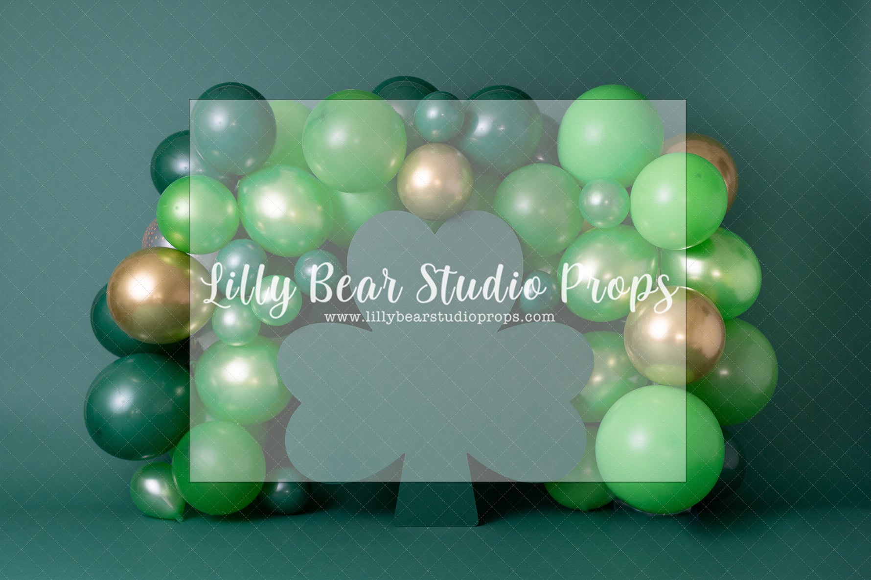 Good Luck Clover by Jennifer Sutsser - Lilly Bear Studio Props, four leaf clover, Leprechan, st.patricks day
