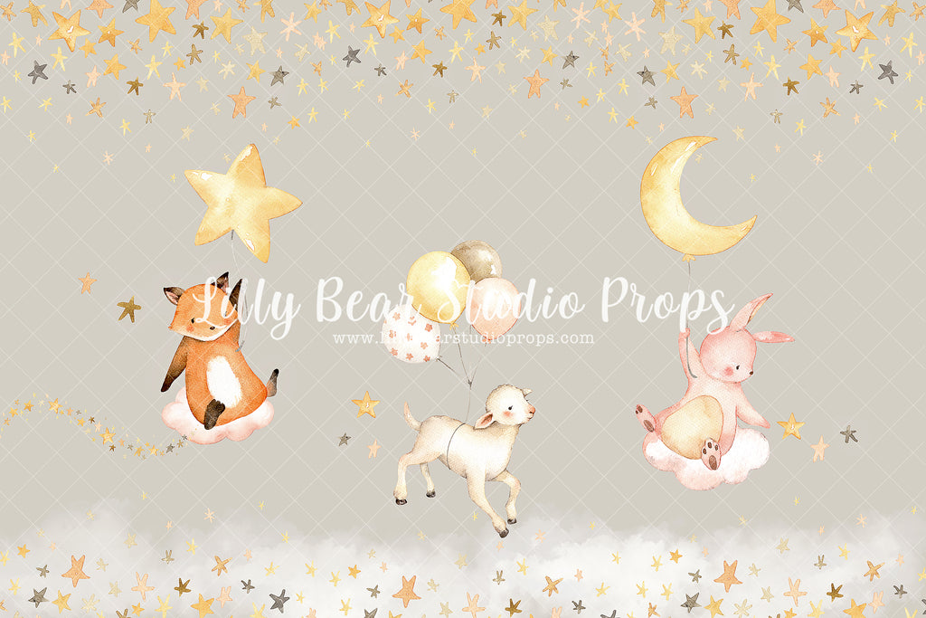 Lullaby Parade - Lilly Bear Studio Props, cloud swing, clouds, clouds and stars, cotton clouds, floating clouds, moon