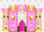 Magenta Castle - Lilly Bear Studio Props, ballerina princess, beauty and the beast, castle, cinderella, cinderella castle, disney castle, Disney princess, fantasy, girls, hand painted, little princess, pretty little princess, pretty princess, princess castle