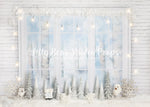 Magic Winter Window - Lilly Bear Studio Props, birch, birch window, christmas, christmas snow, christmas window, forest, owl, silver, silver trees, silver winter, snow, snow window, white owl, white winter, window, winter, winter trees, winter window, winter woodland, woodland