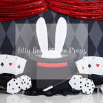 Magician's Hat - Lilly Bear Studio Props, bunny, cards, FABRICS, magic, magic wand, magician, white rabbit