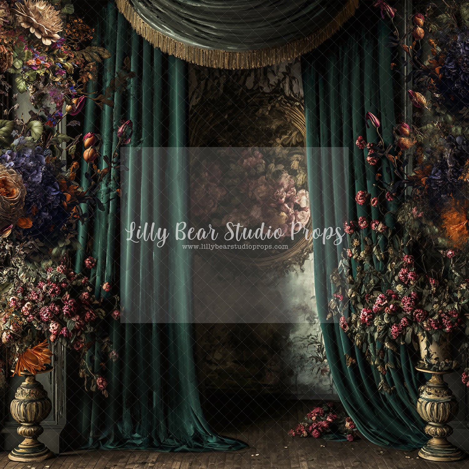 Majestic Floral Curtain