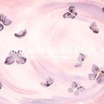 Malialn Pink - Lilly Bear Studio Props, blue, blue butterflies, butterflies, butterfly, butterfly colours, butterfly flowers, butterfly pink, butterflyland, FABRICS, floral garden, hand painted, light purple, neutral, neutral texture, painted, pink, purple, purple butteflies, purple floral, textured