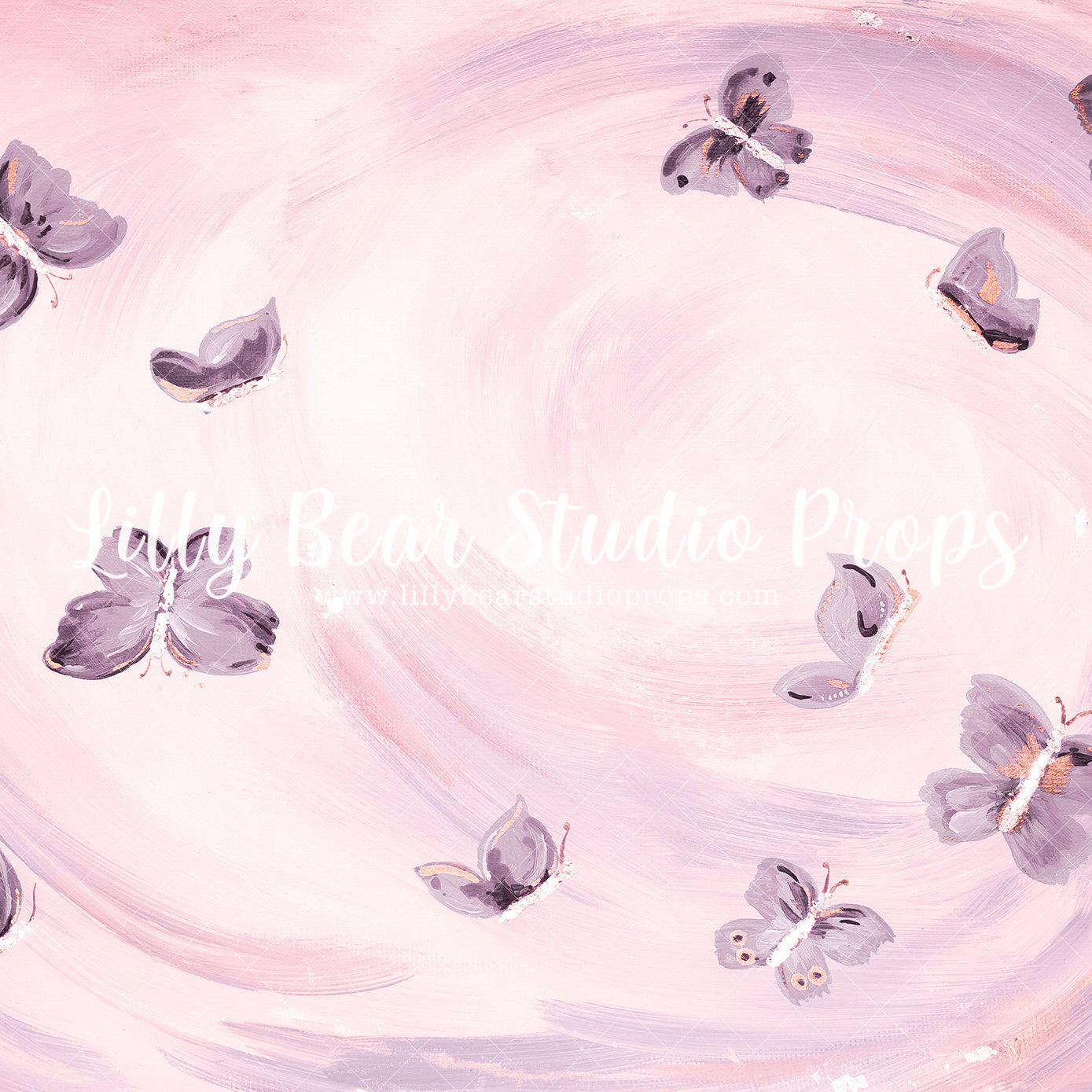 Malialn Pink - Lilly Bear Studio Props, blue, blue butterflies, butterflies, butterfly, butterfly colours, butterfly flowers, butterfly pink, butterflyland, FABRICS, floral garden, hand painted, light purple, neutral, neutral texture, painted, pink, purple, purple butteflies, purple floral, textured