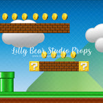 Mario by Jessica Ruth Photography sold by Lilly Bear Studio Props, boy video game - FABRICS - game - game on - gamer