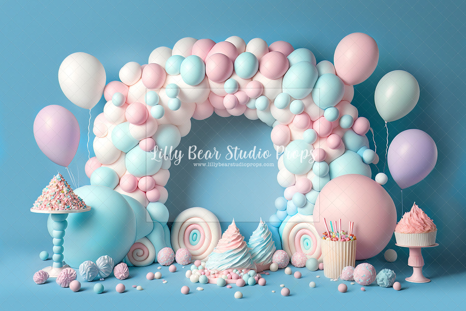 Marshmallow Balloons - Sweep Option
