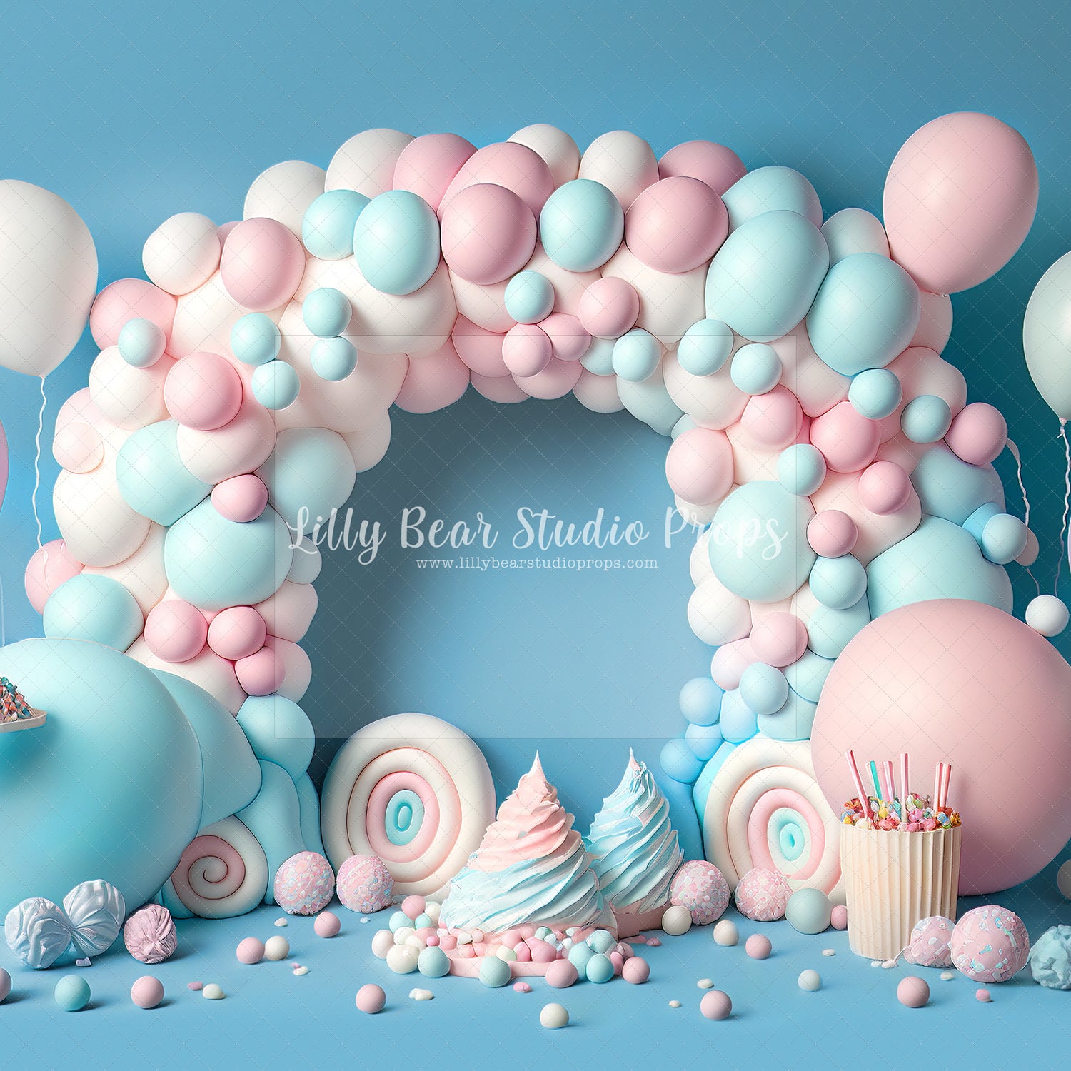 Marshmallow Balloons - Sweep Option