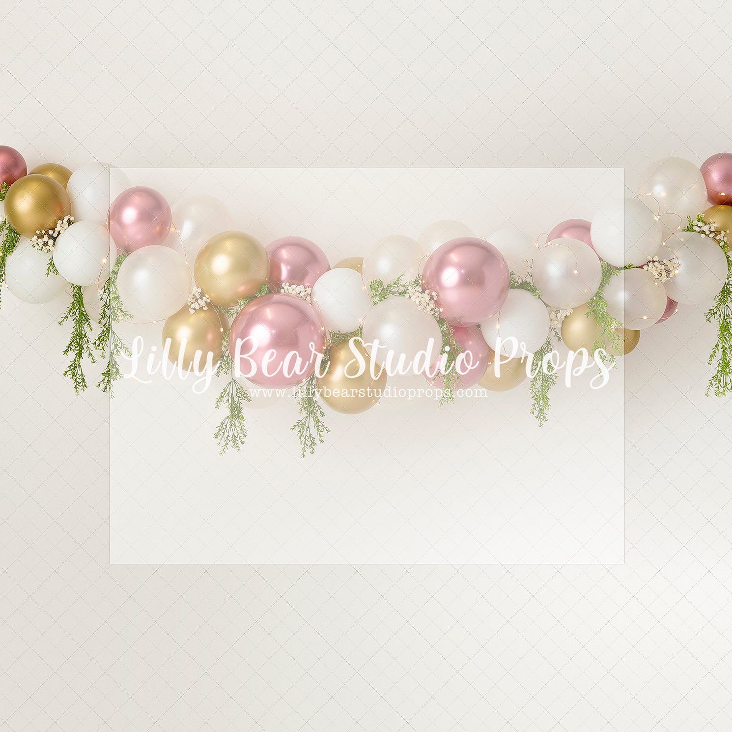Matilda - Lilly Bear Studio Props, floral balloon garland, floral garden, flower vines, garden, garden tea party, spring floral balloons, spring garden, vines