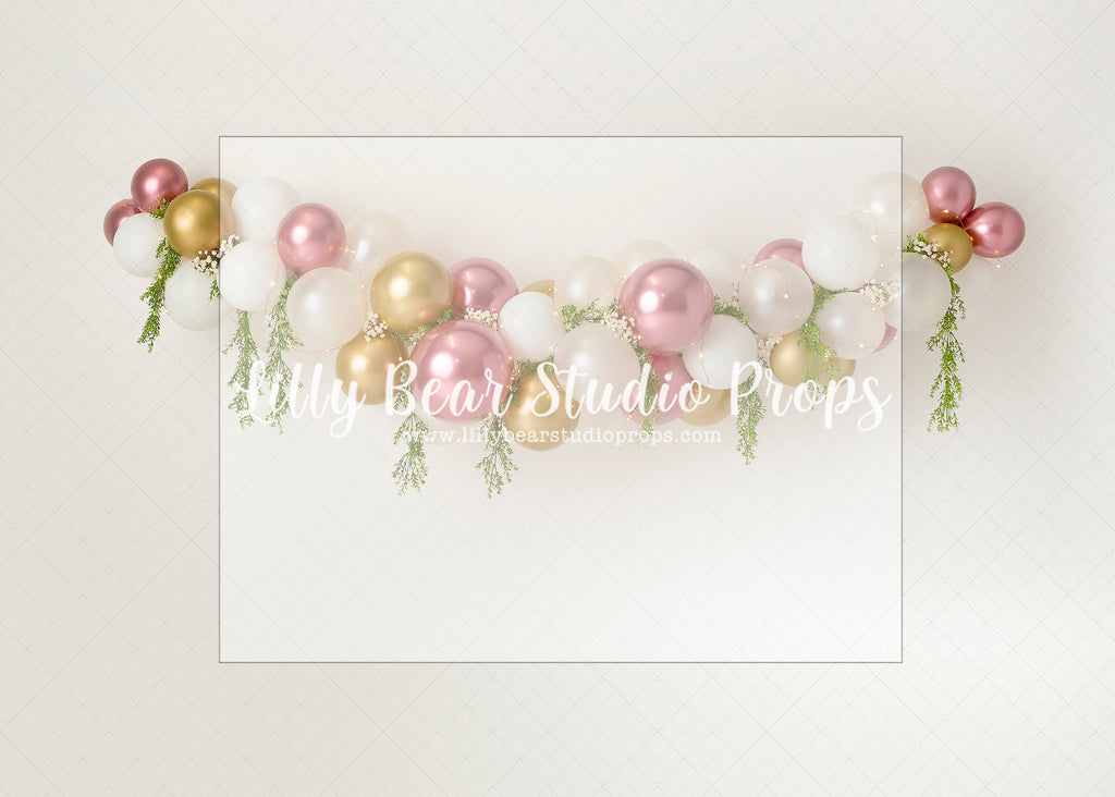 Matilda - Lilly Bear Studio Props, floral balloon garland, floral garden, flower vines, garden, garden tea party, spring floral balloons, spring garden, vines