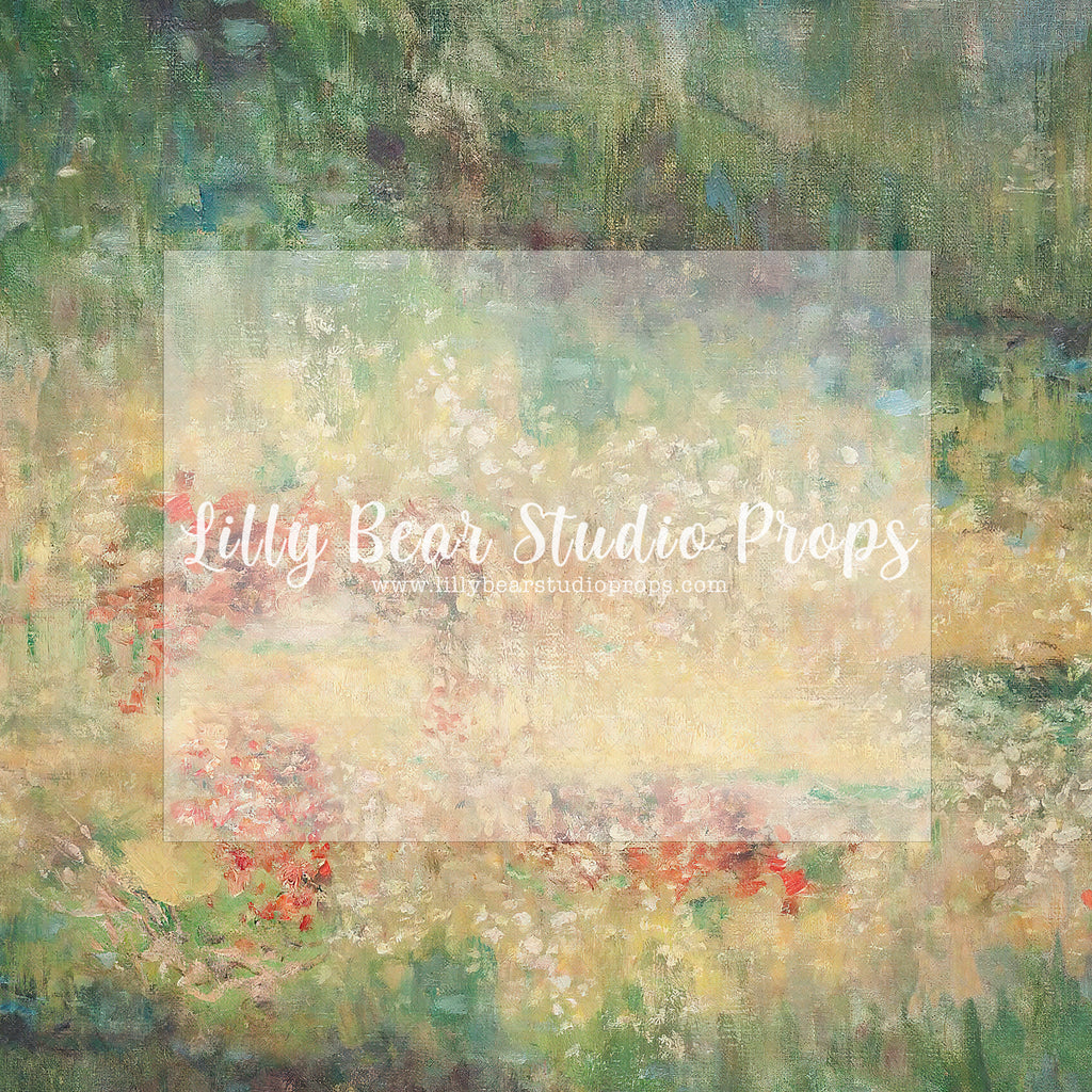 Meadow Floor - Lilly Bear Studio Props, grass, grass field, grass garden, green grass, meadow, painted meadow, painted meadow floor, spring meadow