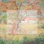 Meadow - Lilly Bear Studio Props, field, field of flowers, flower spring, meadow, painted field, spring, spring floral, spring flowers, spring garden, spring meadow, spring tree, springtime