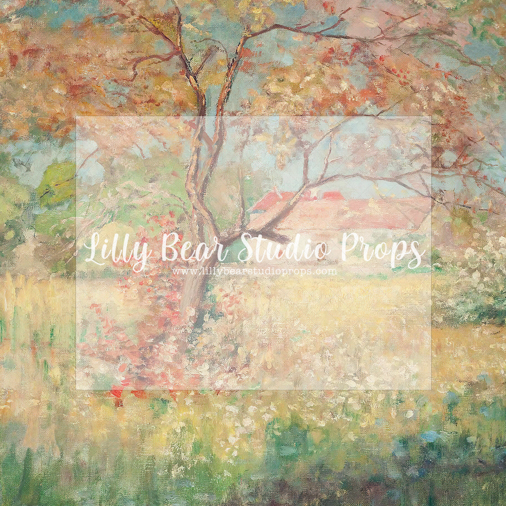 Meadow - Lilly Bear Studio Props, field, field of flowers, flower spring, meadow, painted field, spring, spring floral, spring flowers, spring garden, spring meadow, spring tree, springtime