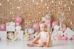 Mermaid Beach by Jessica Ruth Photography sold by Lilly Bear Studio Props, blue seashells - coral - coral reef - little