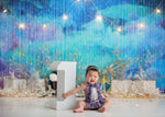 Mermaid Reef by Jessica Ruth Photography sold by Lilly Bear Studio Props, blue seashells - coral - coral reef - little