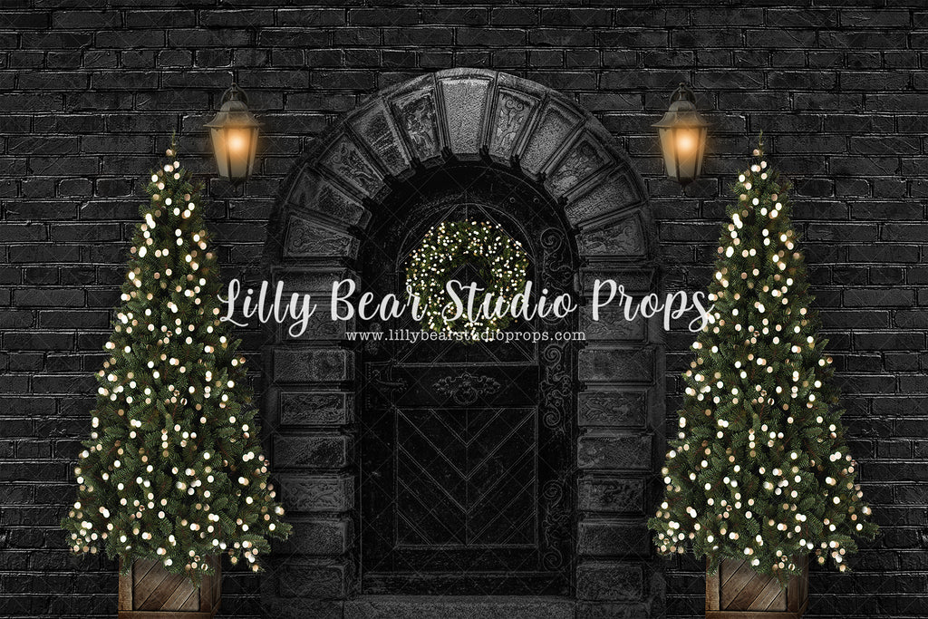 Merry Brick Entry by Lilly Bear Studio Props sold by Lilly Bear Studio Props, christmas - holiday