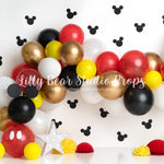 Hot Diggity Dog by Sweet Memories Photos By Carolyn sold by Lilly Bear Studio Props, balloon garland - balloons - cake