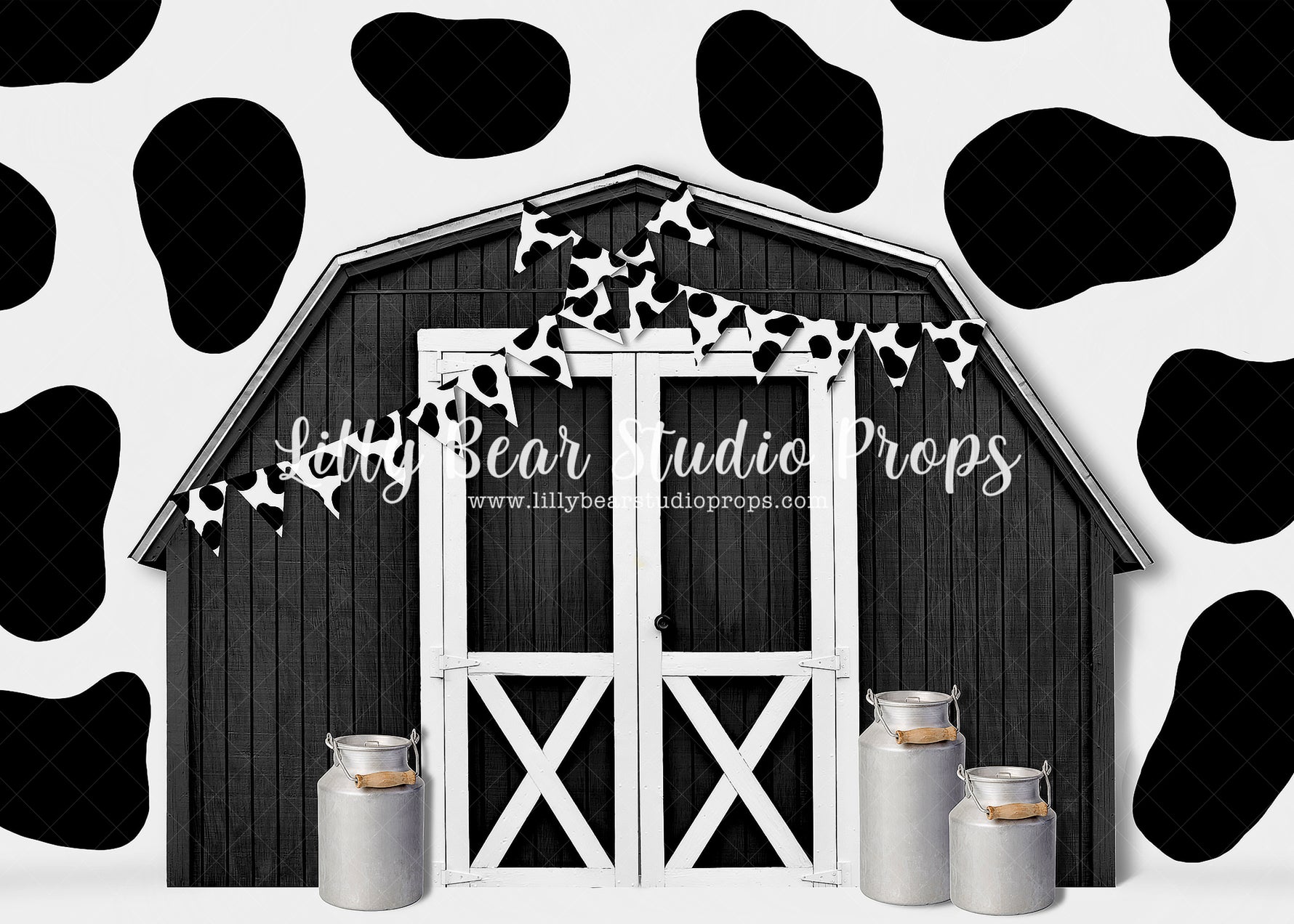 Utterly Fresh by Jessica Ruth Photography sold by Lilly Bear Studio Props, animals - barn - cow - cow barn - cow spots