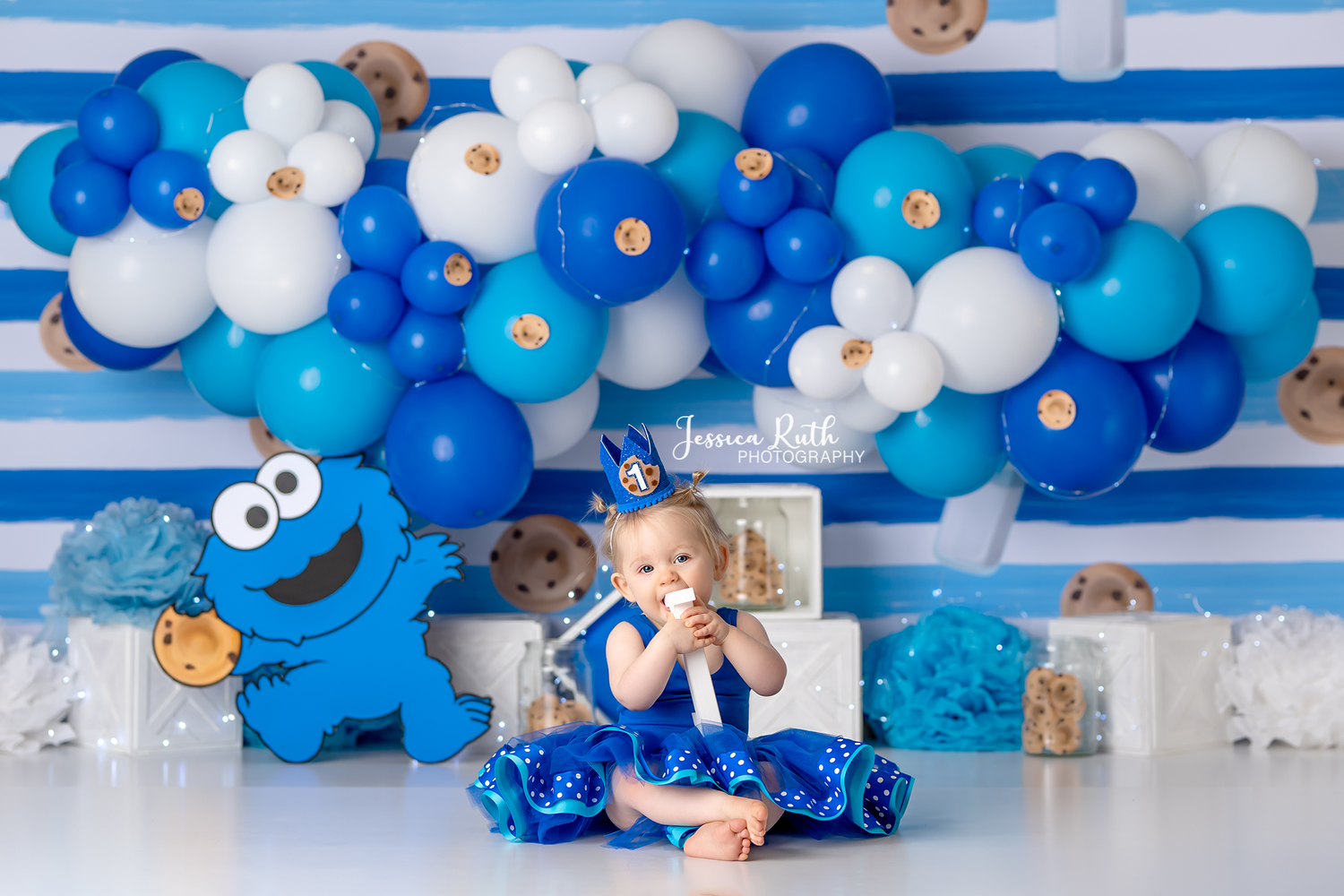 Milk & Cookies Balloon Garland