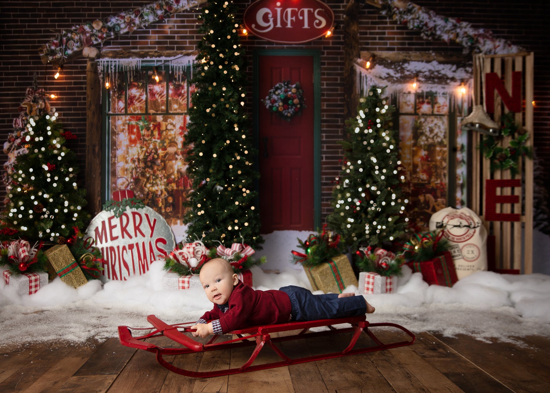 Christmas Gifts by Lilly Bear Studio Props sold by Lilly Bear Studio Props, candles - christmas - christmas fireplace