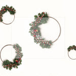 Misletoe Rings - Lilly Bear Studio Props, christmas, Cozy, Decorated, Festive, Giving, Holiday, Holy, Hopeful, Joyful, Merry, Peaceful, Peacful, Red & Green, Seasonal, Winter, Xmas, Yuletide