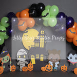 Monster Mash by Angelica Knowland - Lilly Bear Studio Props, halloween, halloween balloons, halloween birthday, halloween haunt, halloween mini, halloween night, little monsters, Monsters, monsters inc, scary halloween, spooky halloween