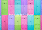 Monster's Doors - Lilly Bear Studio Props, disney, disney world, disneyland, FABRICS, first birthday, girl, Inc, Mike Wazowski, Monsters, Monstropolis, monter inc, monters, skully, Sullivan, sully and mike
