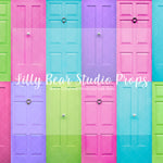 Monster's Doors - Lilly Bear Studio Props, disney, disney world, disneyland, FABRICS, first birthday, girl, Inc, Mike Wazowski, Monsters, Monstropolis, monter inc, monters, skully, Sullivan, sully and mike