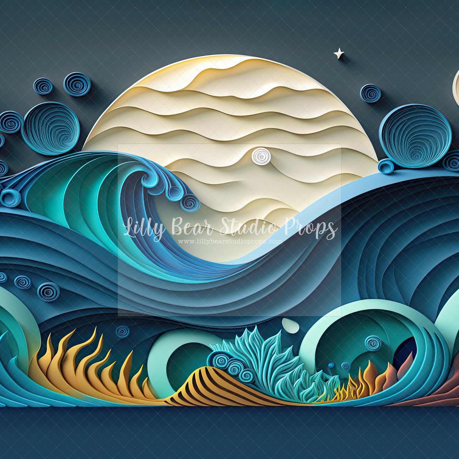 Moonlit Waves - Sweep Option