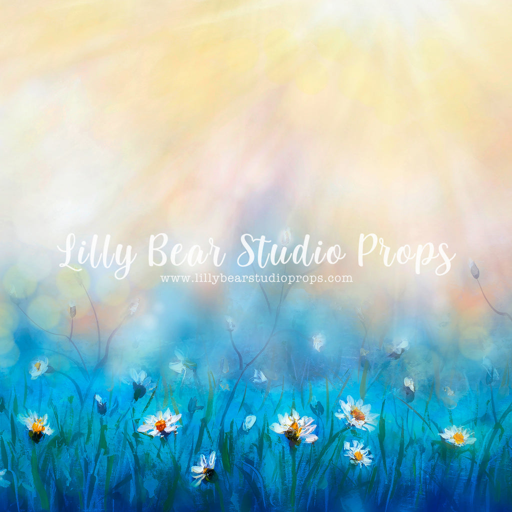 Morning Dew by Lilly Bear Studio Props sold by Lilly Bear Studio Props, art - blue - cake smash - daisies - daisy - eas