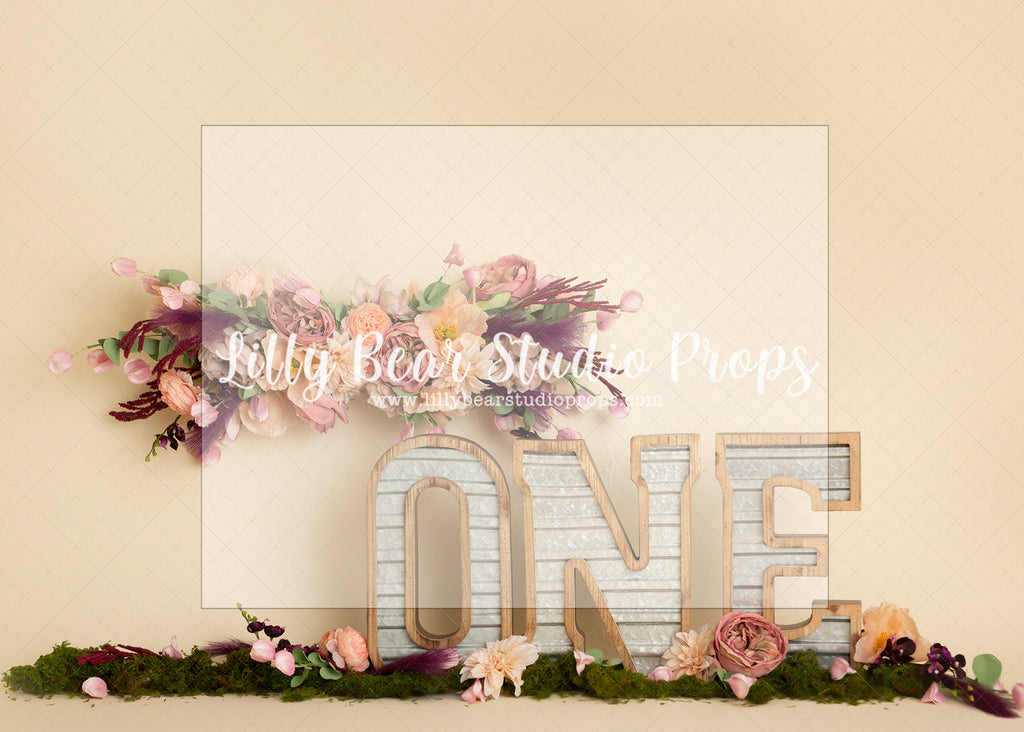 Mossy Florals - Lilly Bear Studio Props, dried floral, FABRICS, floral, floral pink, florals, girls, one, pink floral, spring floral